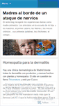 Mobile Screenshot of madresalbordedeunataquedenervios.wordpress.com