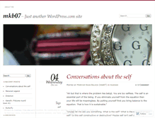 Tablet Screenshot of mkb07.wordpress.com
