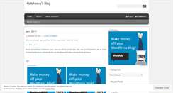 Desktop Screenshot of hateheavy.wordpress.com