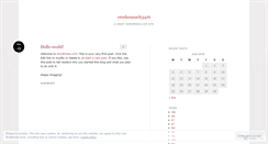 Desktop Screenshot of ereshounach3416.wordpress.com