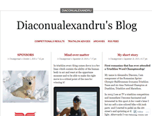 Tablet Screenshot of diaconualexandru.wordpress.com