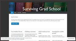 Desktop Screenshot of guidetogradschoolsurvival.wordpress.com