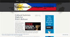 Desktop Screenshot of philippinepolicrime.wordpress.com