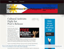 Tablet Screenshot of philippinepolicrime.wordpress.com