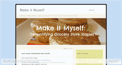 Desktop Screenshot of makeitmyself2012.wordpress.com
