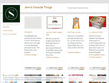 Tablet Screenshot of jennsfavoritethings.wordpress.com