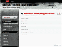 Tablet Screenshot of crossfitboldcavemanclubdotcom.wordpress.com