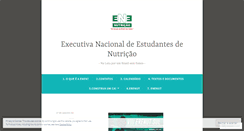 Desktop Screenshot of executivanutricao.wordpress.com
