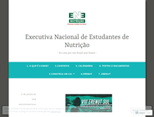 Tablet Screenshot of executivanutricao.wordpress.com