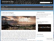 Tablet Screenshot of giuliochescrive.wordpress.com