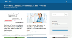 Desktop Screenshot of internationalphysicianintraining.wordpress.com