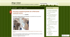 Desktop Screenshot of alegeviata.wordpress.com