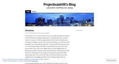 Desktop Screenshot of projectisaiah58.wordpress.com