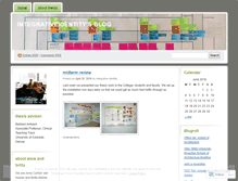 Tablet Screenshot of integrativeworkshop.wordpress.com