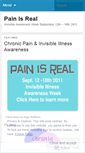 Mobile Screenshot of painisreal.wordpress.com