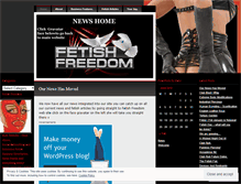 Tablet Screenshot of fetishfreedom.wordpress.com