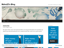 Tablet Screenshot of maha22.wordpress.com