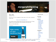 Tablet Screenshot of morganphillips.wordpress.com
