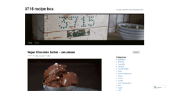 Desktop Screenshot of 3715recipebox.wordpress.com