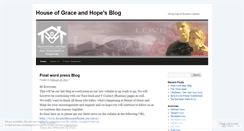 Desktop Screenshot of houseofgraceandhope.wordpress.com