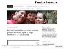 Tablet Screenshot of familiaperuana.wordpress.com