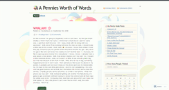 Desktop Screenshot of 2penniesforyourthoughts.wordpress.com