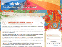 Tablet Screenshot of meindeshvidesh.wordpress.com