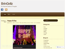 Tablet Screenshot of bringellz.wordpress.com