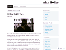 Tablet Screenshot of alexaholley.wordpress.com