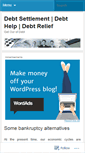 Mobile Screenshot of debtservices.wordpress.com