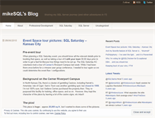 Tablet Screenshot of mikesql.wordpress.com