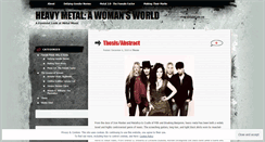 Desktop Screenshot of girlmetal.wordpress.com