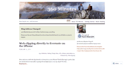 Desktop Screenshot of 360minutes.wordpress.com