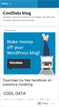 Mobile Screenshot of cooldata.wordpress.com