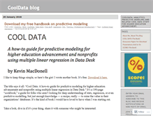 Tablet Screenshot of cooldata.wordpress.com