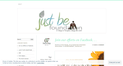 Desktop Screenshot of justbefoundation.wordpress.com