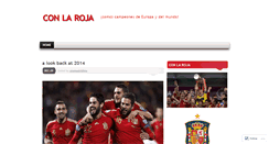 Desktop Screenshot of conlaroja.wordpress.com