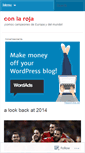 Mobile Screenshot of conlaroja.wordpress.com