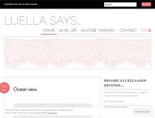 Tablet Screenshot of luellasays.wordpress.com