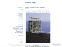 Tablet Screenshot of hobbsdesign.wordpress.com