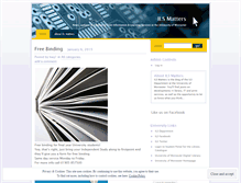 Tablet Screenshot of ilsmatters.wordpress.com