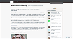 Desktop Screenshot of anaximperator.wordpress.com