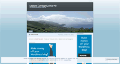 Desktop Screenshot of latelifelesbian.wordpress.com