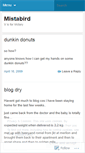 Mobile Screenshot of mistabird.wordpress.com