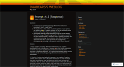 Desktop Screenshot of daabears.wordpress.com