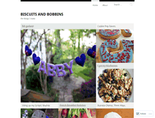 Tablet Screenshot of biscuitsandbobbins.wordpress.com