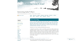 Desktop Screenshot of interestingindianravi.wordpress.com