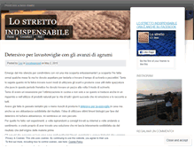 Tablet Screenshot of lostrettoindispensabile.wordpress.com