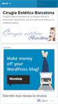Mobile Screenshot of cirugiaesteticabarcelona.wordpress.com