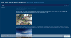 Desktop Screenshot of imperialheights.wordpress.com